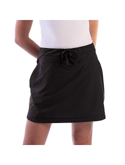 SCOTTeVEST Women's Workout & Travel Scarlett Skort | 8 Pockets | Anti-Pickpocket