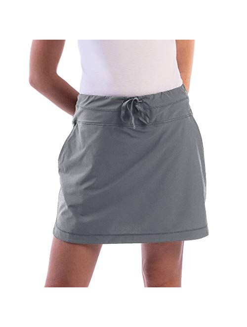 SCOTTeVEST Women's Workout & Travel Scarlett Skort | 8 Pockets | Anti-Pickpocket