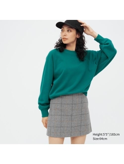 Wool Blend Mini Skirt