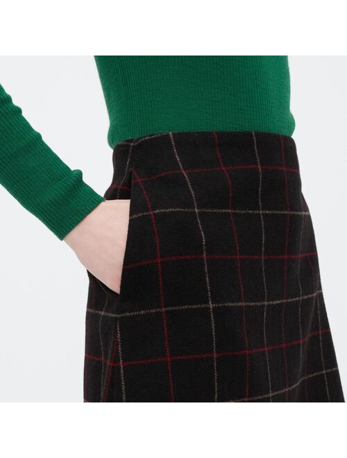 UNIQLO Wool Blend Mini Skirt