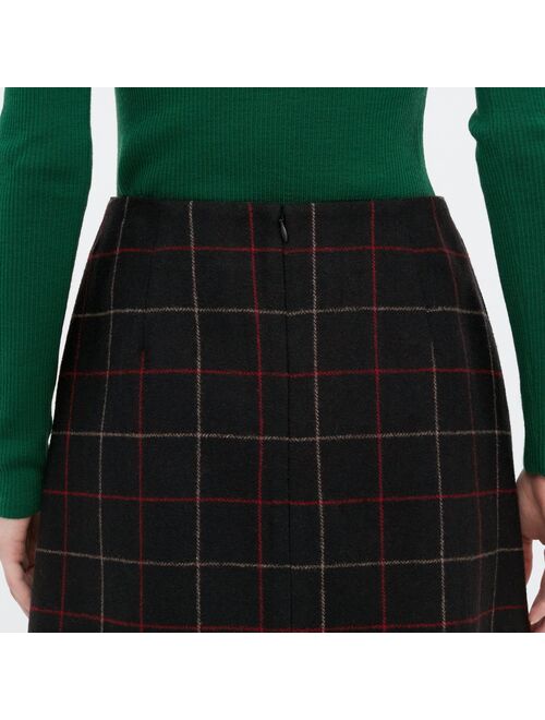 UNIQLO Wool Blend Mini Skirt