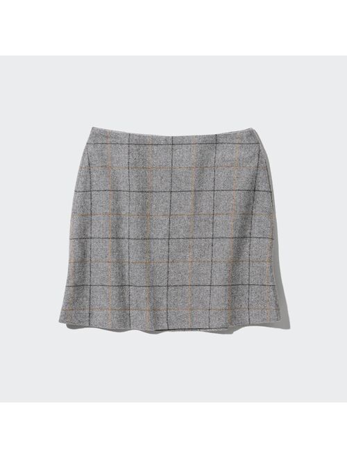 UNIQLO Wool Blend Mini Skirt