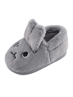 MK MATT KEELY Toddler Girls Bunny Slippers Winter Warm Shoes Rabbit House Soft Slippers