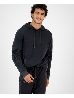 Men's Regular-Fit Moto Hoodie, Created for Macy's