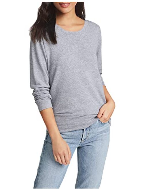 MONROW Women's Crew Neck Sweatshirt