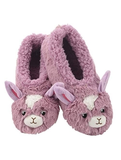 Snoozies Womens Slippers Animal Furry Foot Pals - Animal Slippers for Women