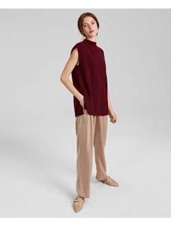 Women's 100% Cashmere Cable-Knit Tunic, Created for Macy's