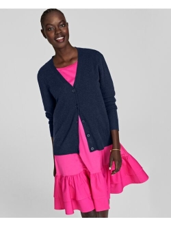 100% Cashmere Boyfriend Cardigan, Created for Macy's