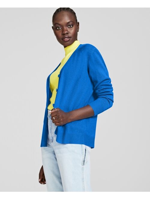 CHARTER CLUB 100% Cashmere Boyfriend Cardigan, Created for Macy's