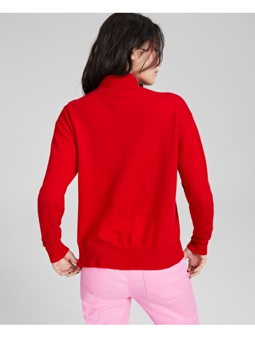 CHARTER CLUB Women's 100% Cashmere Love Sweater, Created for Macy's