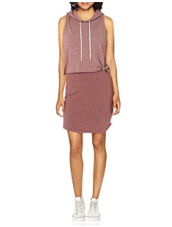 Women's Hooded Doube Layer Dress