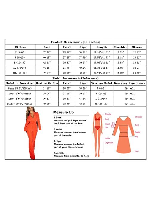 Kafiloe Women Sexy 2 Piece Outfits Long Sleeve Blazer Set with Wide Leg Flare Pantsuit Elegant Work Business Suit