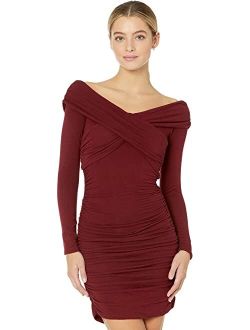 Supersoft Off Shoulder Shirred Dress