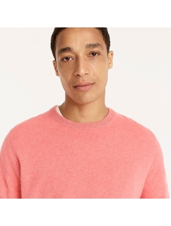 Cashmere jacquard crewneck sweater