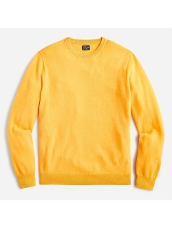 Cashmere jacquard crewneck sweater