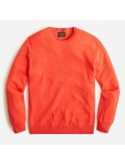 Cashmere jacquard crewneck sweater