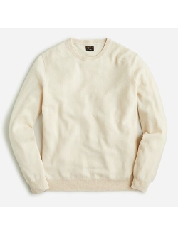 Cashmere jacquard crewneck sweater