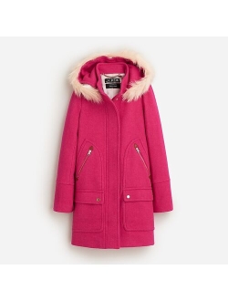 New chateau parka in Italian stadium-cloth wool