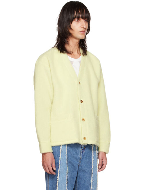 JIEDA Yellow Buttoned Cardigan