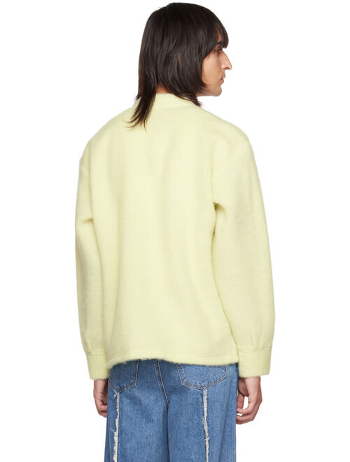 JIEDA Yellow Buttoned Cardigan