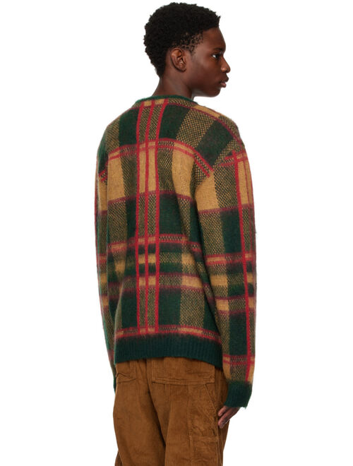 NEEDLES Green Tartan Cardigan