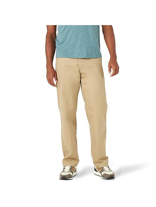 Lee Men's Total Freedom Relaxed Classic Fit Flat Front Pants