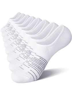 Fitrell 8 Pack Women's No Show Socks Size 6-9/9-11