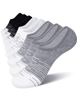 Fitrell 8 Pack Women's No Show Socks Size 6-9/9-11