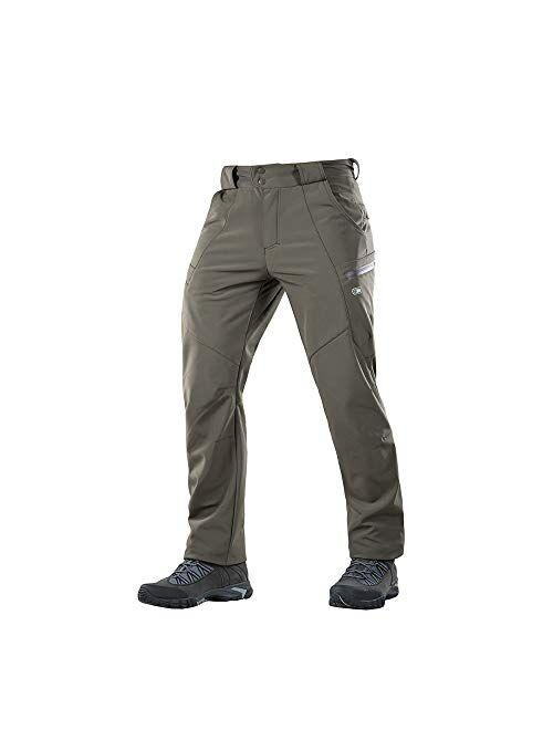 M-Tac Winter Tactical Pants for Men Softshell Insulated Fleece Lined Cargo Pants