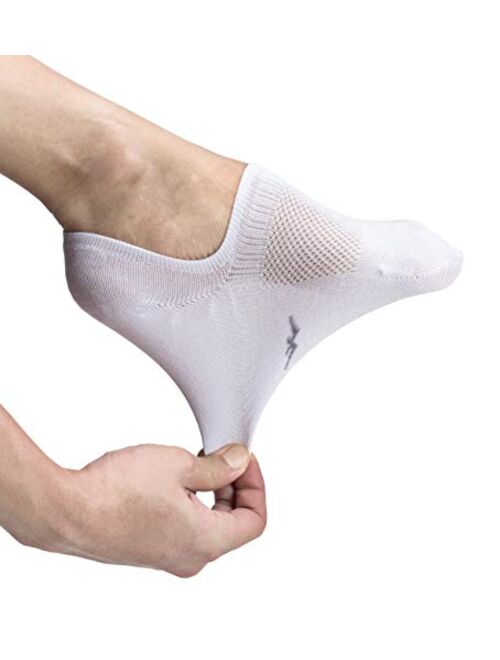 Pro Mountain Seamless No Show Socks For Women 6 Pack Liner Thin Cotton Footies