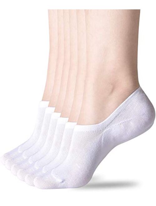 Sioncy Womens No Show Socks Non Slip Flat Boat Line Low Cut Socks 3 to 15 Pairs