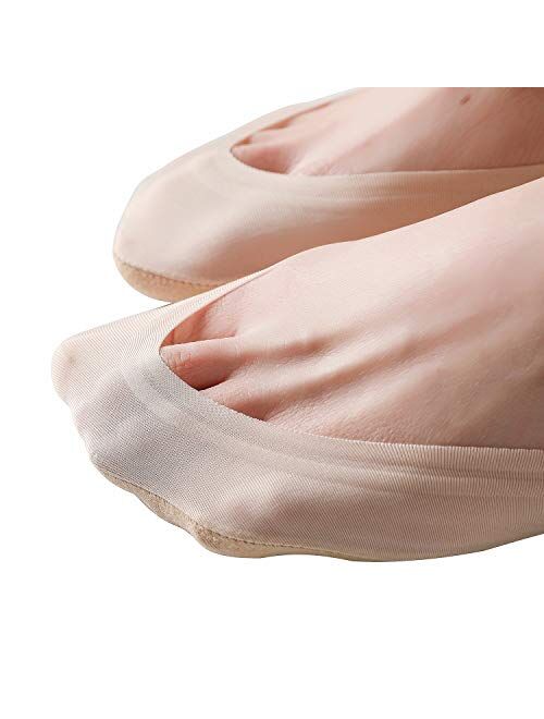 RIIQIICHY No Show Socks Womens Low Cut Liner Non-Slip Thin Causal Line for Flats Boat 4 to 6 Pack