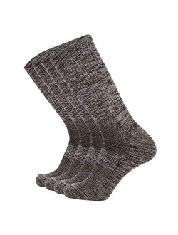 Enerwear 4P Pack Men's Merino Wool Blended Blister Free Trail Socks