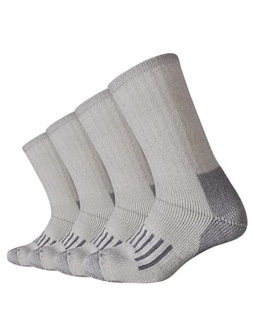 Enerwear 4P Pack Men's Merino Wool Cushion Trail Crew Socks