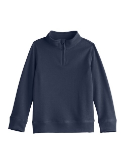 Boys 4-8 Jumping Beans Ribbed Quarter Zip Sweater