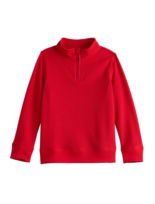 Boys 4-8 Jumping Beans Ribbed Quarter Zip Sweater