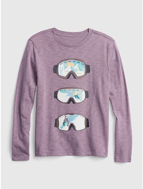 Gap Kids Long Sleeve Flash Graphic Long Sleeve  T-Shirt