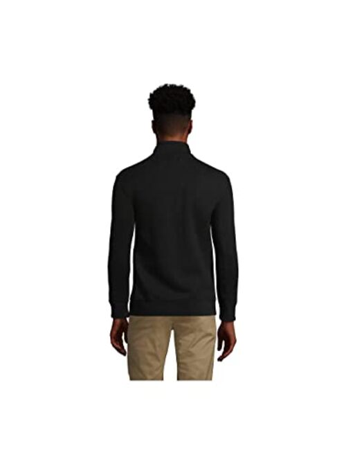 Lands' End Men's Bedford Rib Quarter Zip Sweater