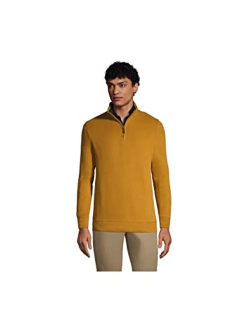 Lands' End Men's Bedford Rib Quarter Zip Sweater