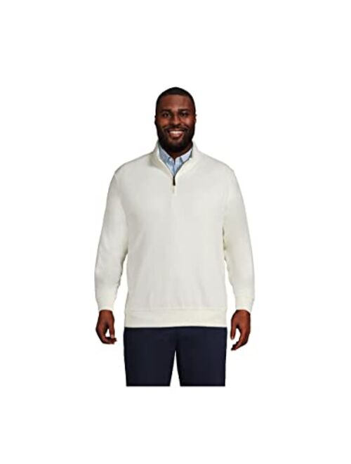 Lands' End Men's Bedford Rib Quarter Zip Sweater