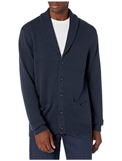 Men's Standard Soft Cotton Shawl Cardigan