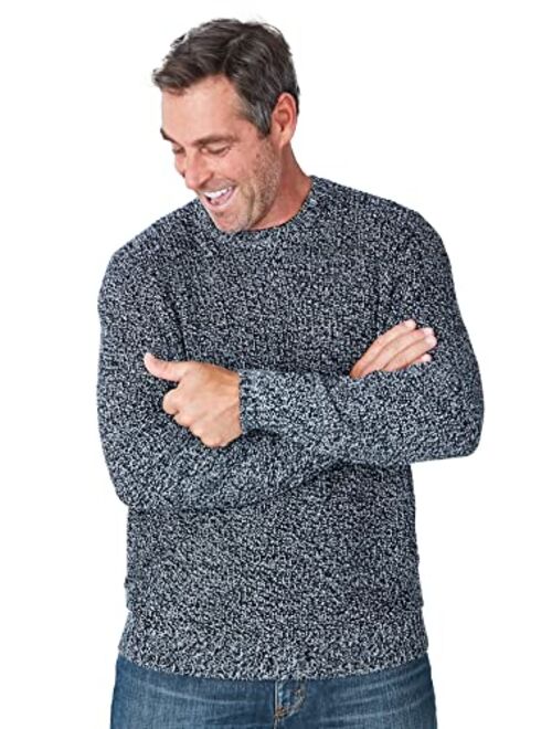 KingSize Men's Big & Tall Shaker Knit Crewneck Sweater