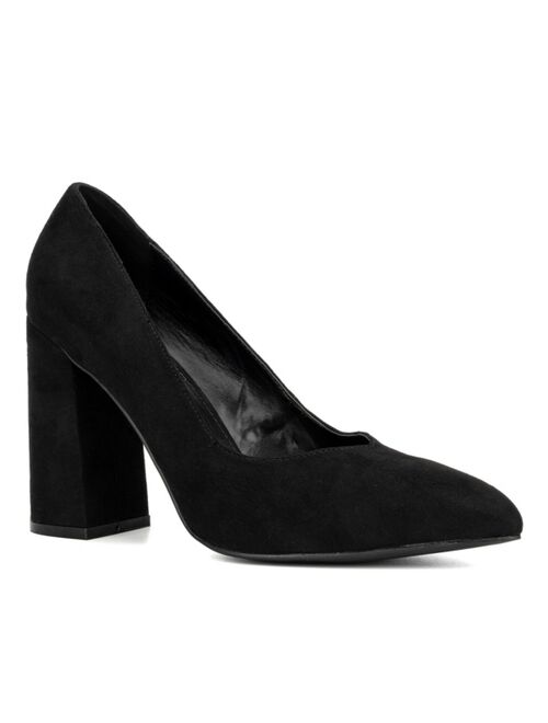 FASHION TO FIGURE Wide Width Women's Penelope Pumps - Extended Sizes