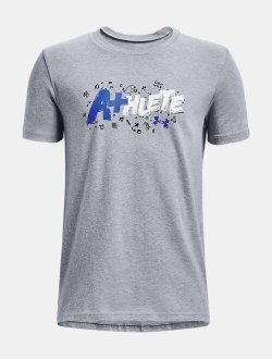 Boys' UA Athlete Short Sleeve T-shirt