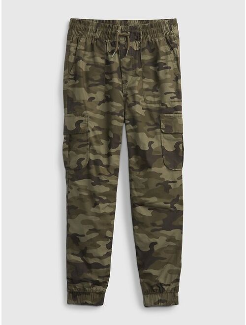 Gap Kids Jersey-Lined Cargo Joggers