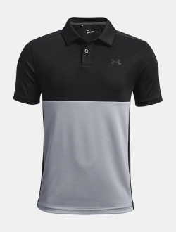 Boys' UA Performance Blocked Polo