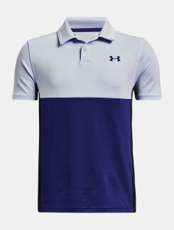 Boys' UA Performance Blocked Polo