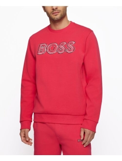 BOSS Men's Cotton-Blend Regular-Fit Sweatshirt