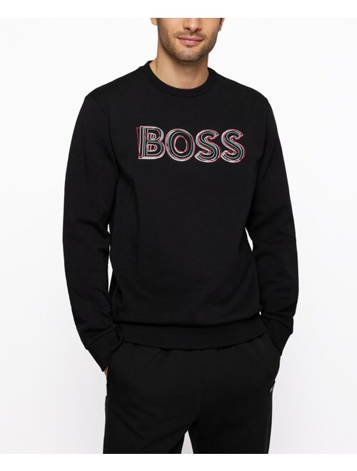 Hugo Boss BOSS Men's Cotton-Blend Regular-Fit Sweatshirt