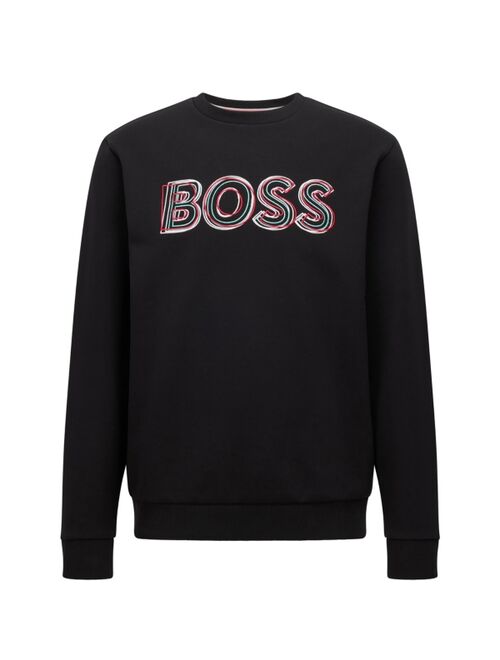 Hugo Boss BOSS Men's Cotton-Blend Regular-Fit Sweatshirt